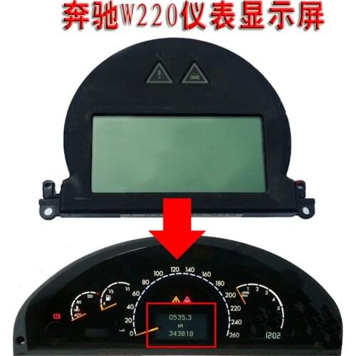 Instrument Cluster LCD Display For Mercedes Benz S500 S55 CL500 C CL Class W220 W215 Screen 1998-2005 LUM0279C