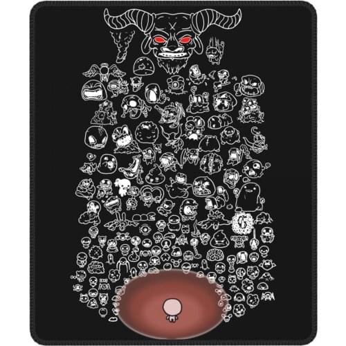 The Binding Of Isaac My Friends Kawaii Mouse Pad Non-Slip Desk Mat Pads Natural Rubber Office Home Deco Mat