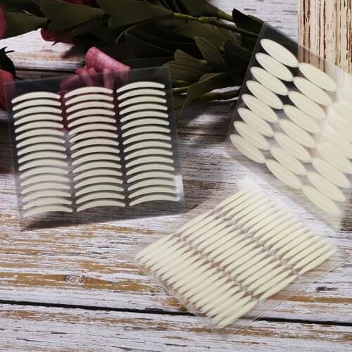 48PCS Double Eyelid Tape Invisible Double Eyelid Stickers Transparent Self Adhesive Double Eye Tape Ladies Eye Makeup Tools