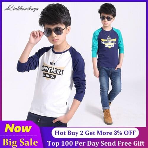 Summer kids tshirt boys clothes Tops Childrens Shirt Tops 2020 Fashion Casual Boy Short Sleeve Birthday T-shirt For 4-15 Year
