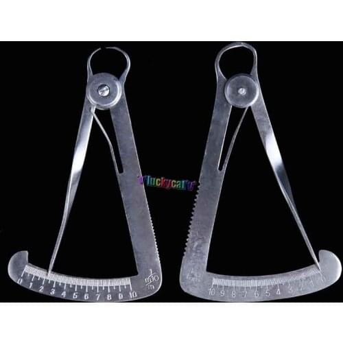 1pcs 0-10mm Autoclavable Caliper Ruler Dental Surgical Dentist Lab Dental Ruler Surgical Ruler for Measuring Tools