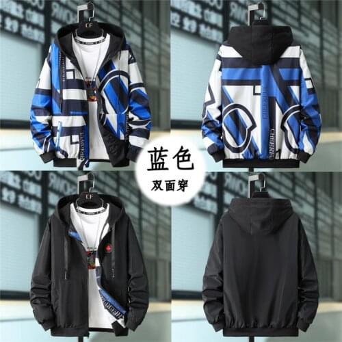2021 Hot Spring and Autumn New Mens Youth Jacket Casual Jacket