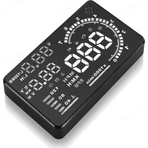 OBD2 5.5 Inch HD Head Up Display Over Speed Alarm Consumption Data Diagnosis Windscreen Projector Car Hud display