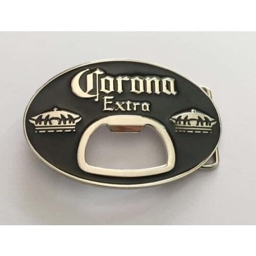 Bottle Opener belt buckle suitable for 4cm wideth belt with continous stock