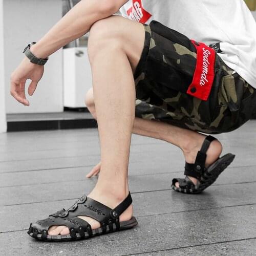 Sandals-men Sandals For Men 2020 Summer Mens Outdoor Mens Roman Sandalle Homme Male Shoes Beach Sandal Sandali Da Uomo