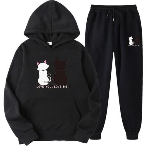 Autumn Spring Women Tracksuit 2 Piece Set Hoodies+Pants Sportwear Womens Sports Hoody Suit Female Clothes