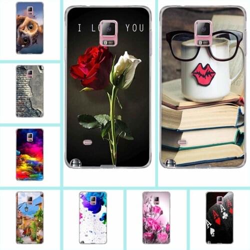 Silicon Case for Samsung Galaxy Note 4 Note4 N9100 Phone Case Soft Tpu Back Cover Coque for Samsung Galaxy N9100 Phone Bag Skin