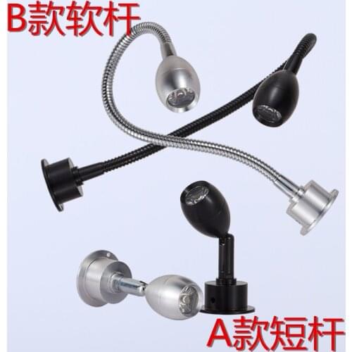Modern lighting jewelry counter Display background wall surface mounted hose LED spotlight