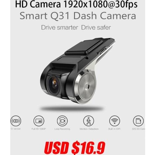 Car DVR Dash Cam USB dvr dash Camera Mini Portable Car DVR HD Night Vision Dash Cam Registrator Recorder For Audi Android System