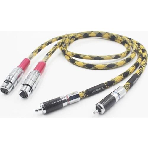 Youkamoo 2 XLR Female to RCA Male 2XLR to 2RCA, Dual XLR to Dual RCA, Silver Plated Audio interconnect Cable B2