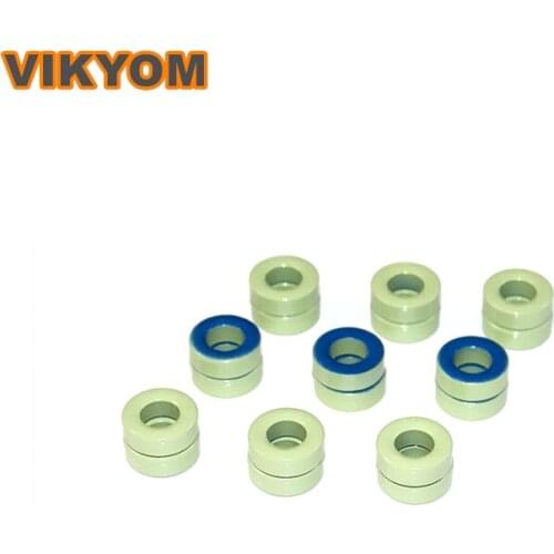 Ferrite Core Toroid Core 50PCS T68-52A Ferrite Chokes Ring Iron Powder Inductor Ferrite Rings Light Green Blue