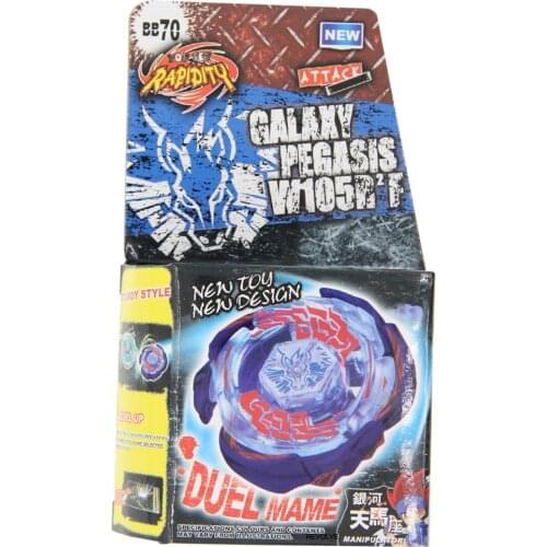 B-X TOUPIE BURST BEYBLADE Metal Fusion Toupie METAL FUSION BB70 GALAXY PEGASIS PEGASUS W105R2F 4D System DropShipping
