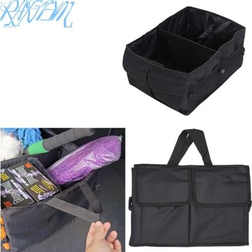 Car trunk foldable Organizer Auto Storage Box For Audi A3 8P 8I 8V A4 A5 A6 B5 B6 B7 B8 C5 C6 C7 Q5 Q7 Automobile Storage Box