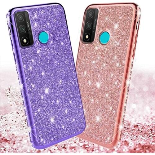 Bling Glitter Diamond Soft Cover For Huawei Honor 9A 9C 9S 8S 8X 8A 20S 20 30 Pro Y9S Y8P Y7P Y6P Y5P Y7 Y6 2019 P30 Lite Case