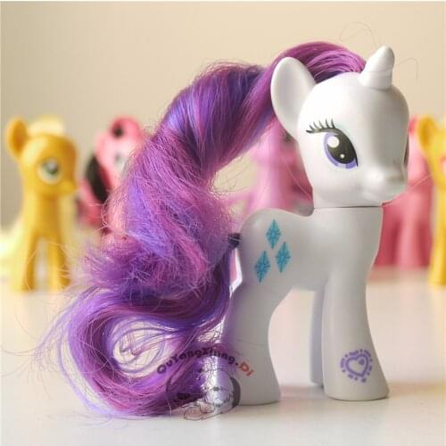 P8-078 Action Figures 8cm Little Cute Horse Model Doll Rarity With Heart Anime Toys for Children