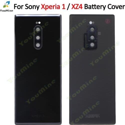 For Sony XZ4 Back Battery Cover Door Housing Case Replacement Parts For Sony Xperia 1 X1 J8110 J9110 Battery Cover