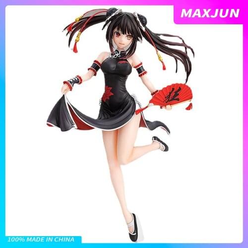 Anime DATE A LIVE Tokisaki Kurumi Action Figure Lovely Cheongsam Tokisaki Kurumi Figure Sexy Girls PVC Model Doll Chlidrens Gift