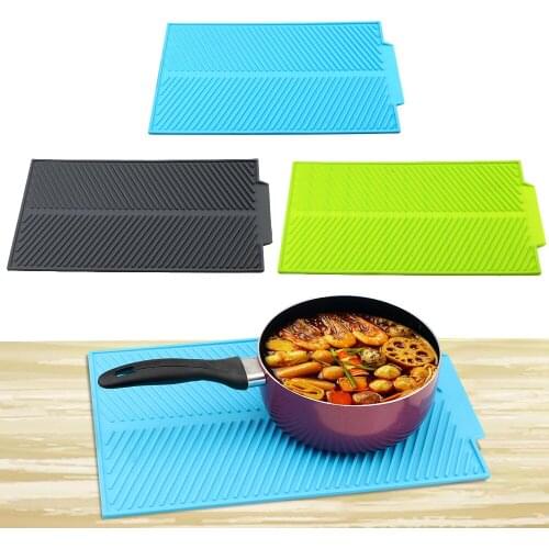 Water Filter Pad Tableware Coaster Premium Heat Resistant Silicone Mat Table Placemats Durable Cushion Pad Kitchen Accessories