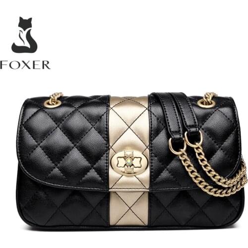 Женские стеганые сумки FOXER China At AliExpress