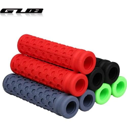 GUB Silica Gel Soft Bicycle Grips With Bar end Anti-slip MTB Road Bike Grips Shock-absorbing Cycling Handlebar Grip Riding Parts