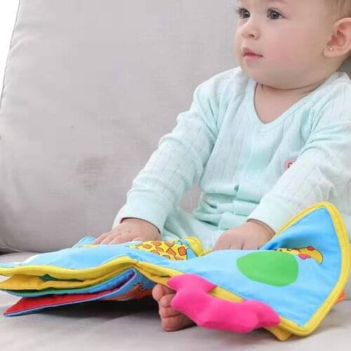 Cloth Baby Book Intelligence Development Educational Toy Soft Cloth Learning Cognize Books For 0-3Y Kids Quiet Book