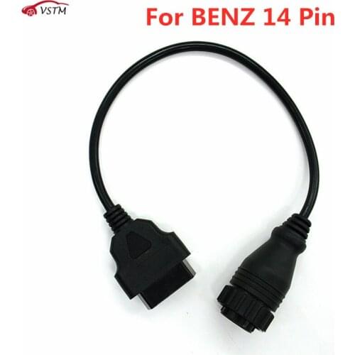 OBD 2 Connector For Me-cedes for Be-nz Sprinter 14Pin To 16Pin To OBD 2 Adapter Car Connector Cables Hot Selling