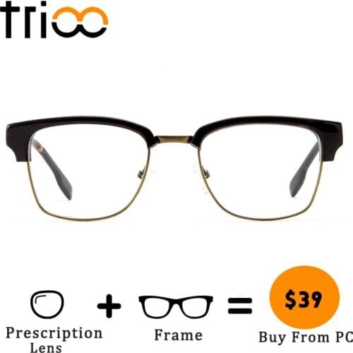 TRIOO Prescription Eyeglasses Men Women Unisex Style Diopter Oculos Grau Clear Nearsighted Astigmatic Glasses Photochromic