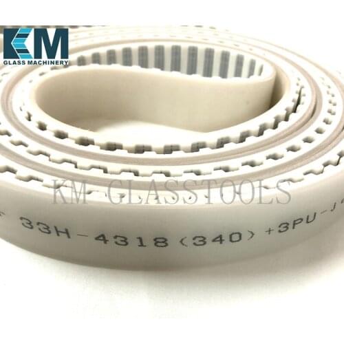 Enkong Glass Machinery Timing belt 33H-4318+3PU. Polyurethane synchronous beltTransmission Belts,conveyor belt