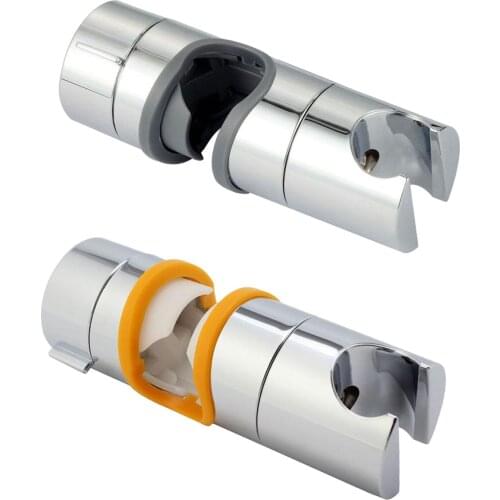 Handheld Shower Bracket Replacement for 18mm-25mm Slide Bar Adjustable Shower Rod Holder Chrome Plated