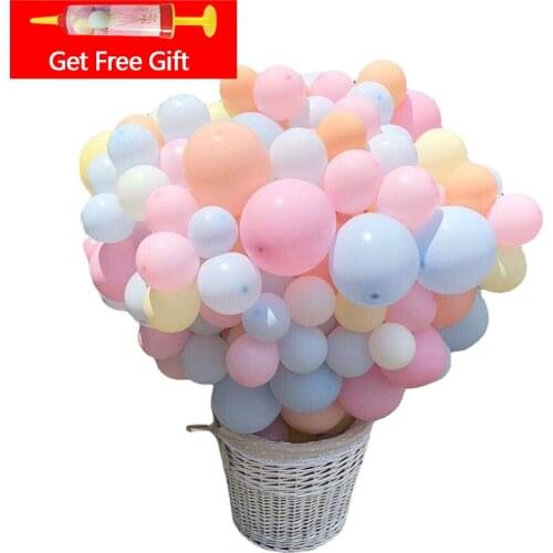 50pcs 10 inch Macarons Latex Ballon Birthday Party Candy Balloons Birthday Party Decorations Kids Baby Shower Wedding Golobos