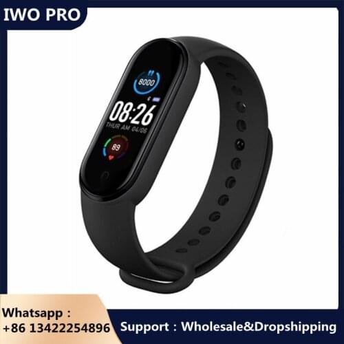 2020 M5 Smart Watches Bluetooth Bracelet Sport Fitness Tracker Pedometer Heart Rate Monitor SmartBand Wristband for Android IOS