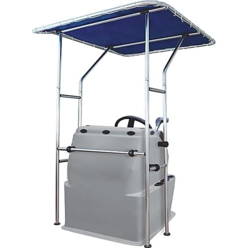 MaxShadeCovers Boat T Top, Boat T-Top, Standard Center Console Boat T-Top ,Aluminum tube Small 1.7X1.4X2m