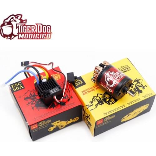 Tiger dog me waterproof ESC motor set for 1/10 RC Rock crawler car axial tamiya trxx