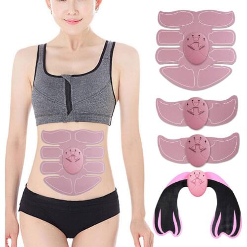 Muscle Trainer Abdominal Toning Belt Arm Waist Abs Stimulator Equipment with Hip Trainer for Men Women Home Gym Office Supplies