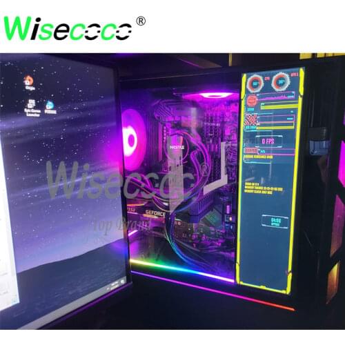 Wisecoco 12.6 inch Long Strip screen display 1920x515 IPS bar screen Supermarket Shelf Screen suitable for Aida 64 Raspberry