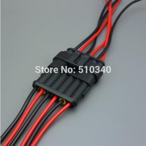 1 Sets 1.5mm 6-Pin 6 way waterproof Male FemaleConnector plug Connector with Wire