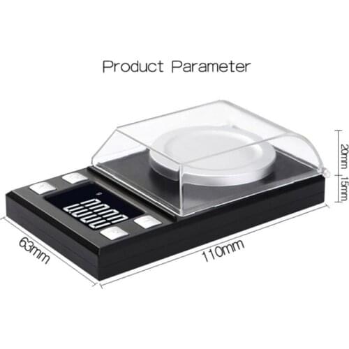 10/20/30/50g/100g/0.001g LCD Digital Jewelry Scales Lab Weight Precision Scale H7ED