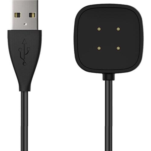 100pcs. usb charger for Versa 3 smart watch 1m magnetic charging dock cradle cord base