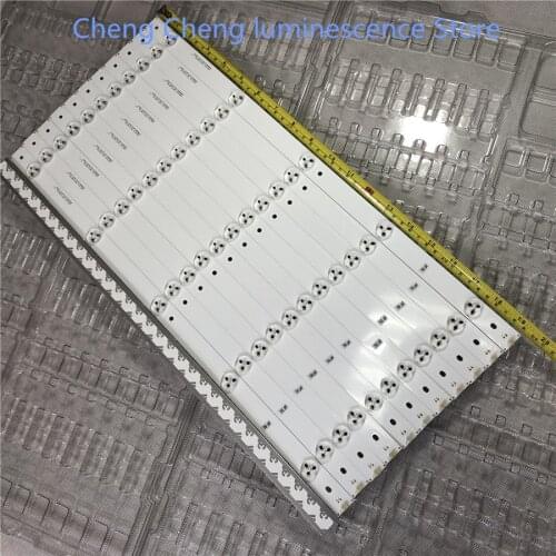 11Pieces/lot 493mm 3V 5leds For Hisense 50'' TV E257384 SVH500A24 5LED Rev06 140303 T500HVN07.1 HD500DF-B54 LTDN50K220WSD NEW