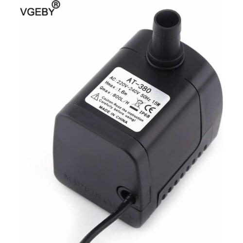 15W Water Pump Submersible Pump For Aquarium Fountain Pond Pump Fish Tank Garden Pond Pumps Fountains Mini Pomp