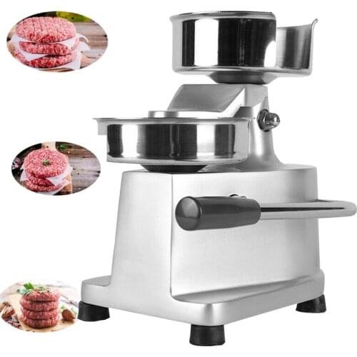 150mm Manual Hamburger Press Machine Burger Patty Stainless Steel Meat Pic Maker Processor Tool Sandwich Cutlet Bakemeat Kitchen