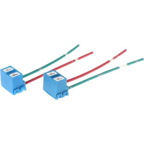 2Pcs/lot H7 Headlight Bulb Socket Cceramic Lamp Base Car Connector Plug Socket