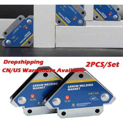2pcs Magnetic Welding Holders Multi-angle Solder Arrow Magnet Weld Fixer Positioner Ferrite Holding Auxiliary Locator Tools