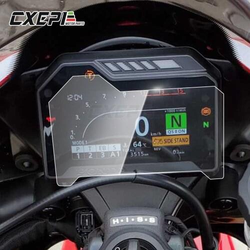 2 pcs For Honda CBR1000RR 2017 2018 19 2017-2019 Motorcycle Cluster Scratch Protector Film Blu-ray Instrument Speedo Guard