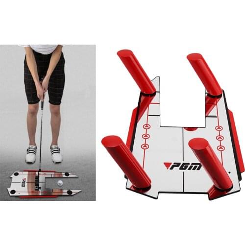 20x12in Portable Golf Putting Eyeline Alignment Mirror Training Aid Putter Swing Trainer Practice Golf Accessories