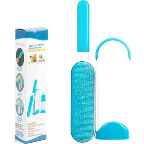 3PCS/Set Pet Dog Hair Remover Brush with Self-Cleaning Quickly Remove Hair Fur Lint Brush tool Pet Beautician Comb For Dogs