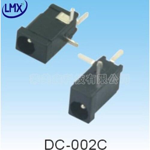 30pcs/lot DC002C DC jack/power charging socket DC-002C 3.5*1.1MM