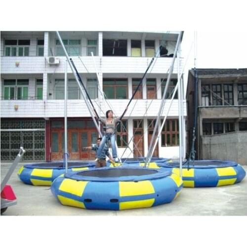4 in 1 Bungee trampoline with trailer, mobile bungee trampoline
