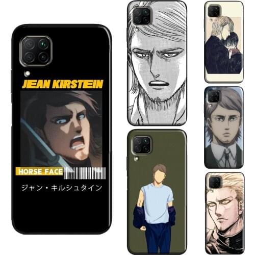 Attack on Titan Jean Kirstein Case For Huawei P40 Lite P30 P20 P Smart Z 2019 Nova 5T Honor 20 Pro 10i 8A 8X 9X Cover