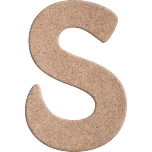 DH22 Wall 's'' Letter CODE: DH22 paintable decorative objects декоративные предметы под роспись